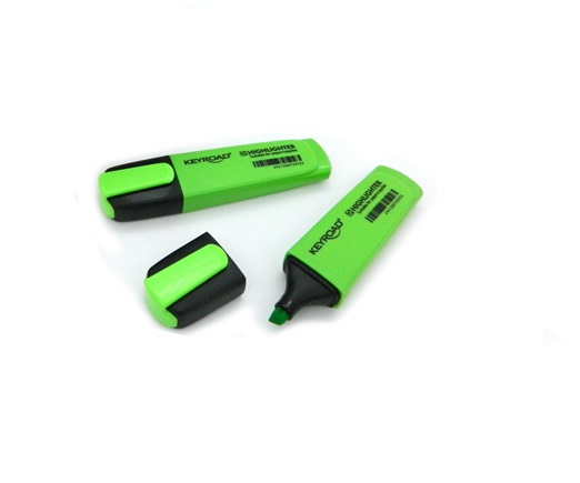 

Маркер выделитель текста Keyroad KR972167 323972 "Неон" набор 2 штуки зеленый, KR972167