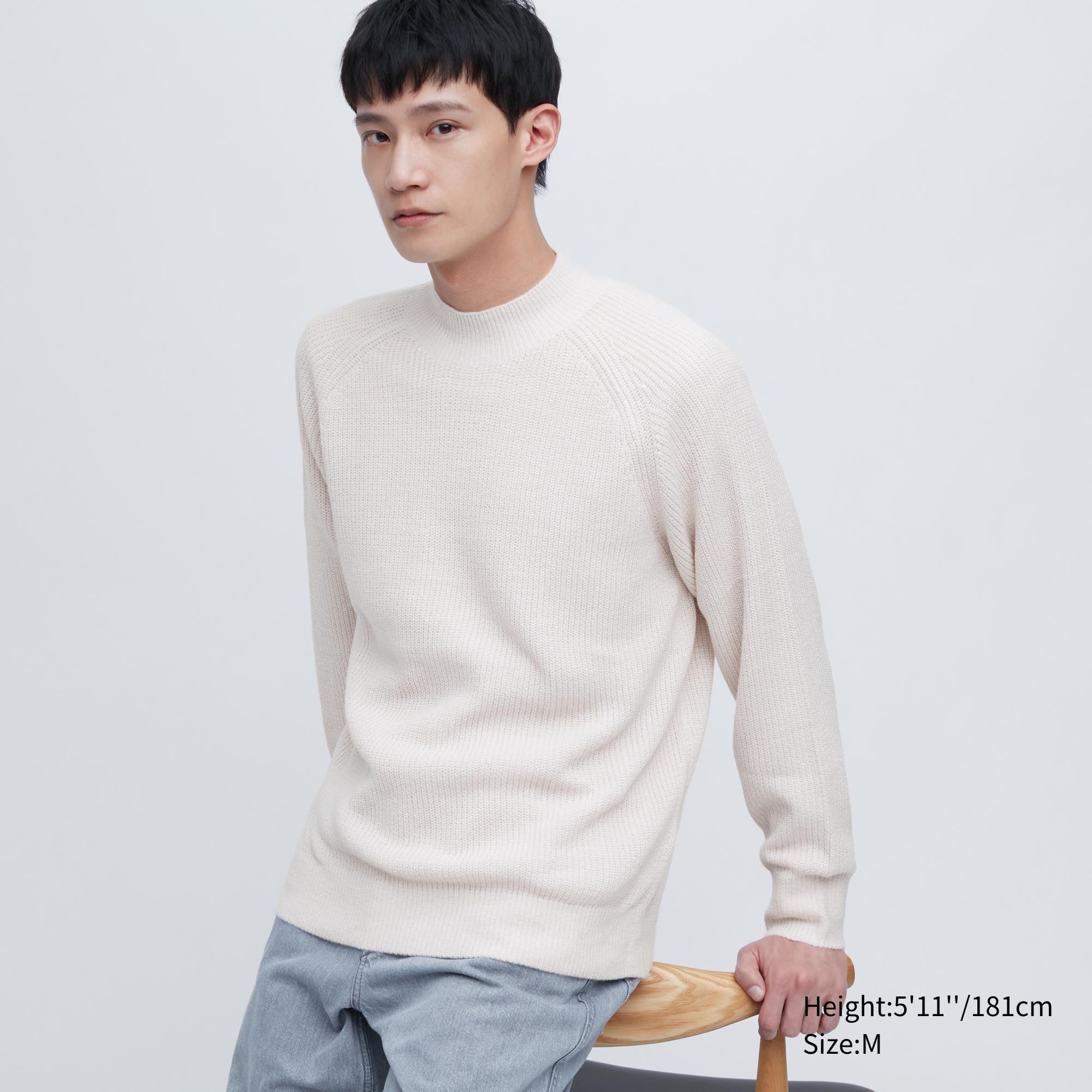 

Джемпер мужской UNIQLO 453762COL01 белый S (доставка из-за рубежа), 453762COL01