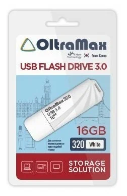 

Флешка OLTRAMAX Orion-1255095 16 ГБ White (1255095), Orion-1255095