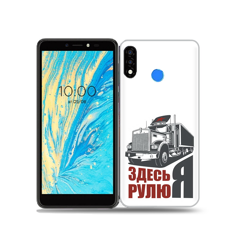 

Чехол MyPads Tocco для BQ 5740G Spring здесь я рулю, Прозрачный, Tocco