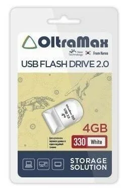 

Флешка Exployd 330 4 ГБ белый (OM-4GB-330), 330