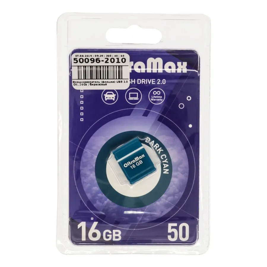 

Флешка Exployd 270 16 ГБ голубой (OM-16GB-270-Turquoise), 270