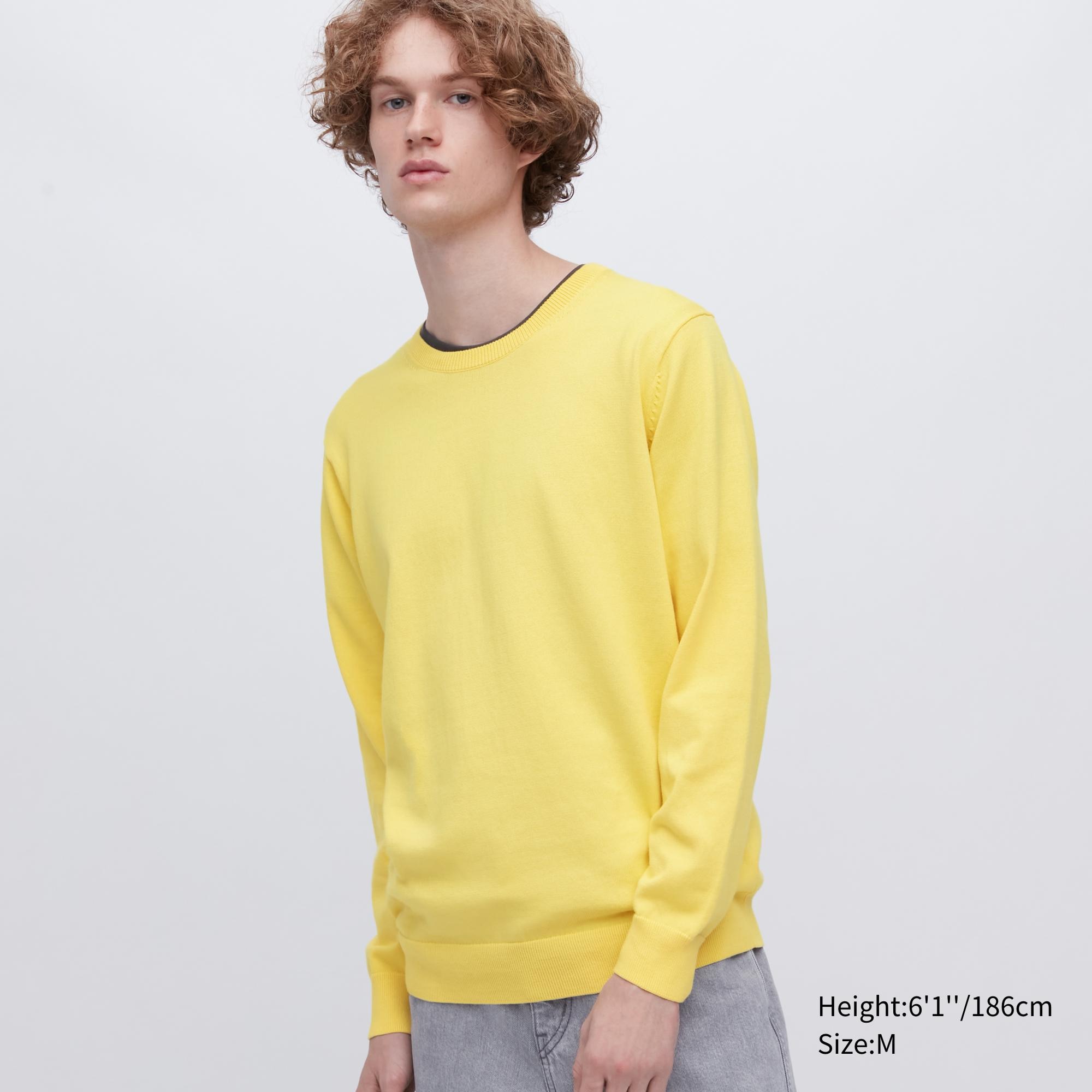 

Джемпер мужской UNIQLO 453760COL43 желтый L (доставка из-за рубежа), 453760COL43