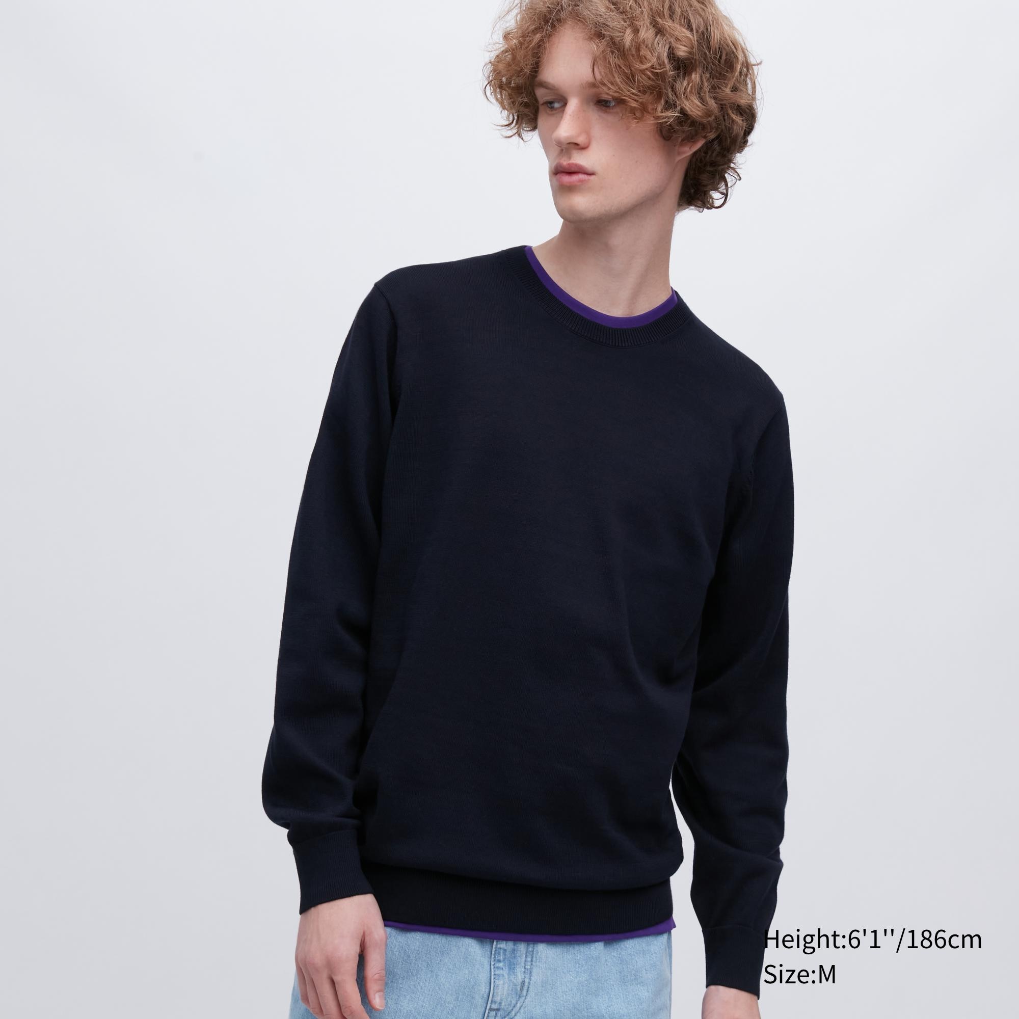 

Джемпер мужской UNIQLO 453760COL69 синий S (доставка из-за рубежа), 453760COL69