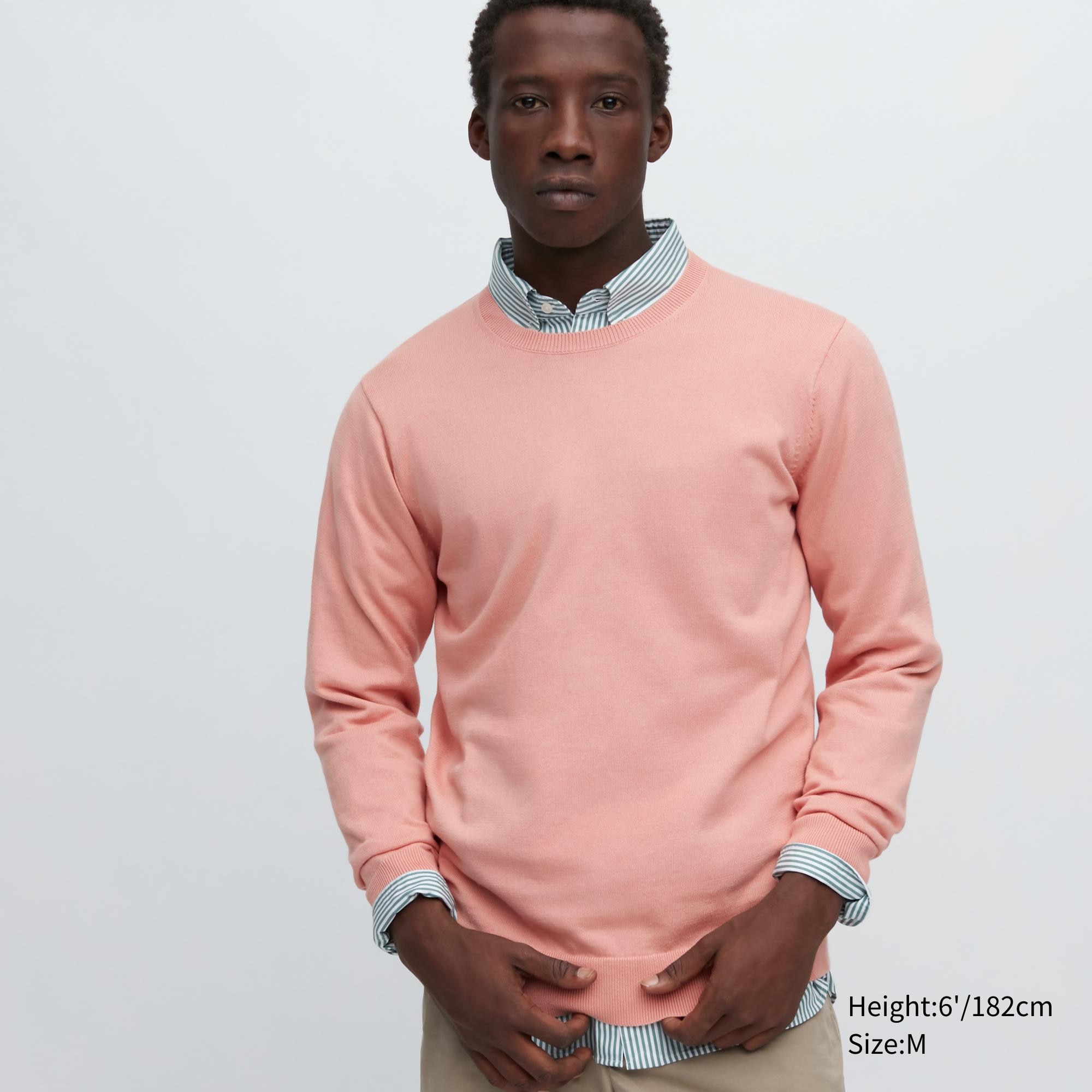 Джемпер мужской UNIQLO 453760COL12 розовый XS (доставка из-за рубежа)