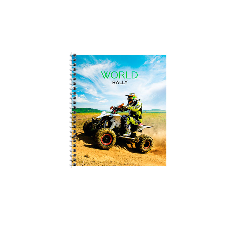 

Тетрадь 80л., А5, клетка на гребне ArtSpace Авто. World rally, ВД-лак, Ассорти