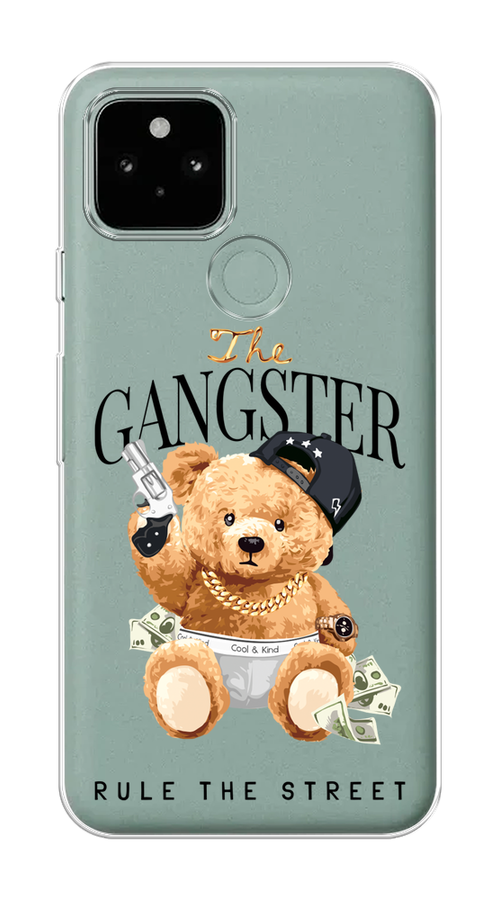 

Чехол на Google Pixel 5A "The Gangster", Бежевый;серый;черный, 271050-6
