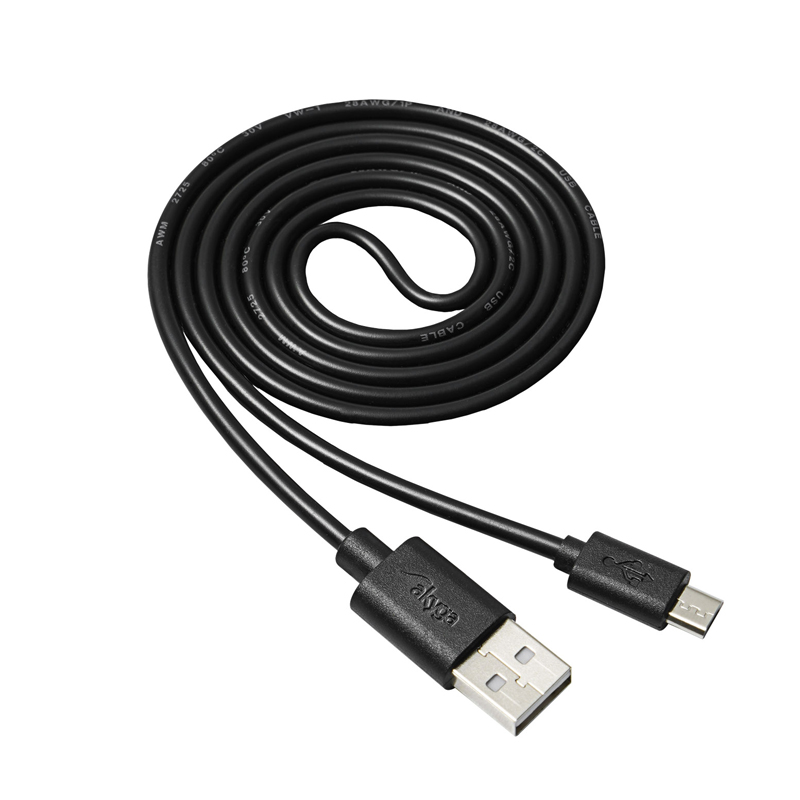 Кабель СИГНАЛ USB Type A - Micro USB Type B вилка-вилка 1м (Orion-1359852) черный