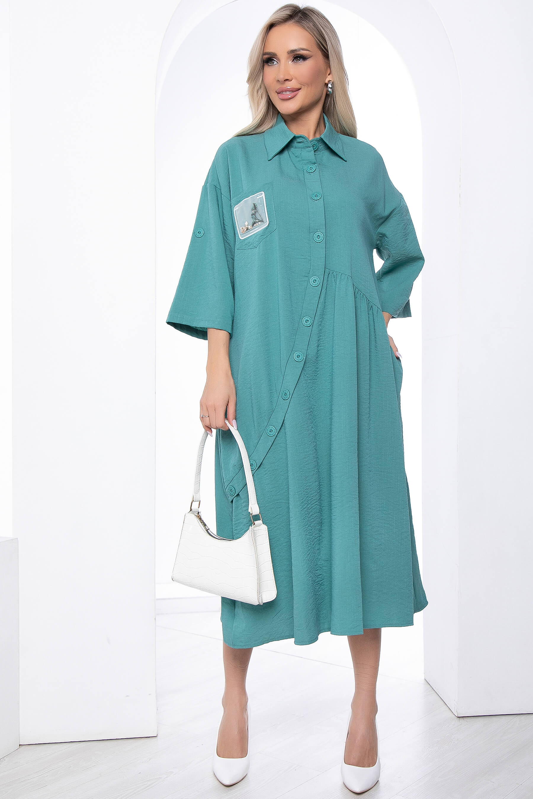 

Платье женское LT Collection Индира зеленое 50 RU, Зеленый, Индира