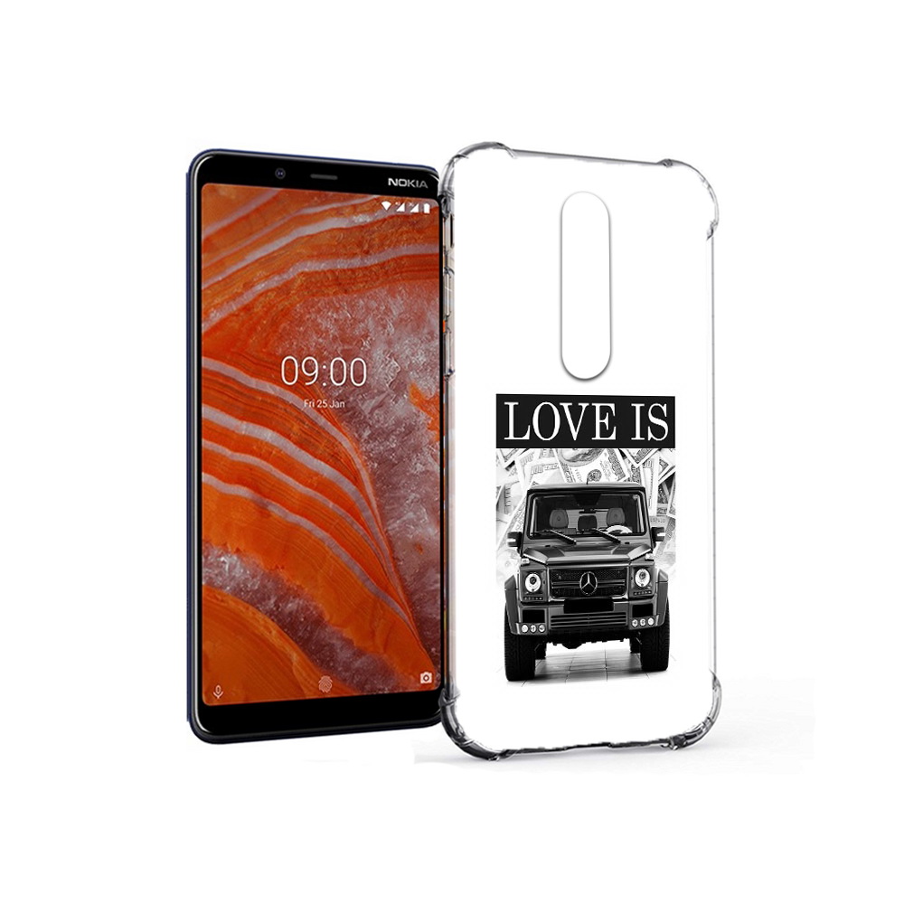 

Чехол MyPads Tocco для Nokia 3.1 Plus гелик (PT121397.96.285), Прозрачный, Tocco