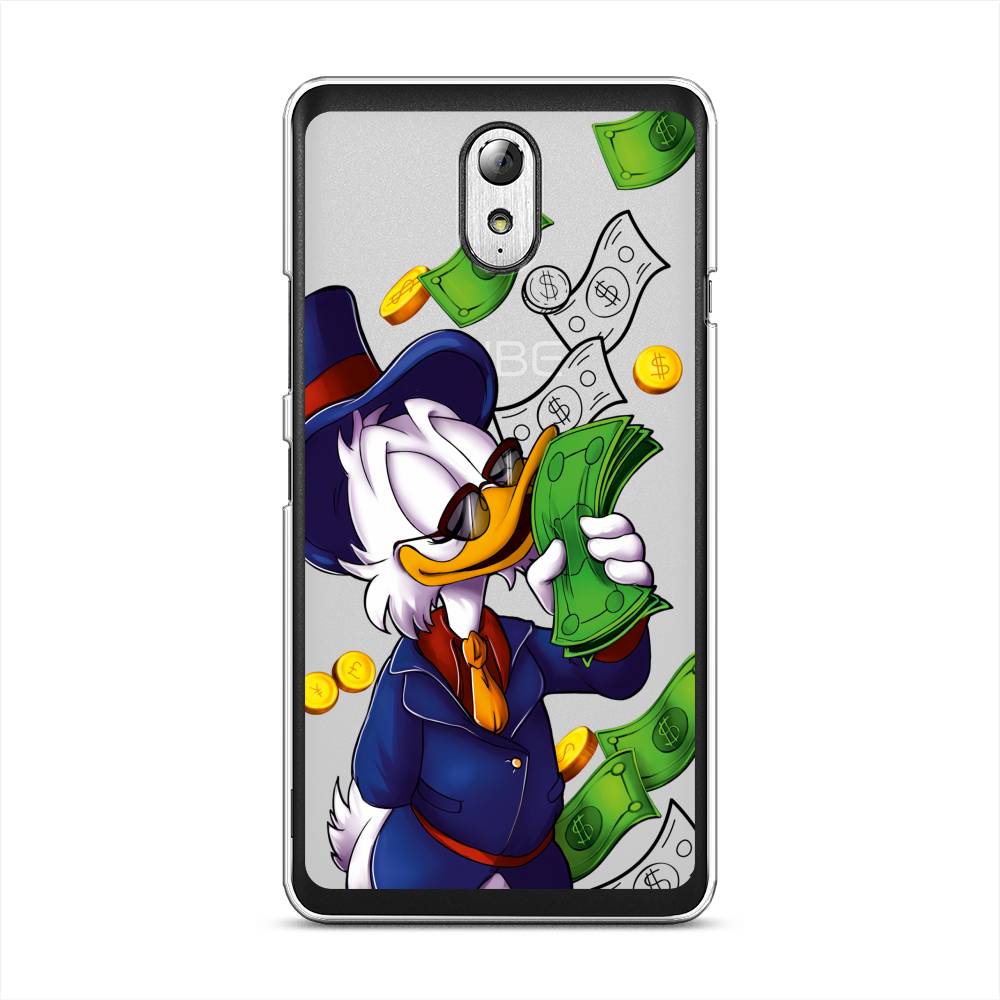 

Чехол на Lenovo Vibe P1m "Scrooge McDuck with Money", Синий;зеленый;белый, 111350-6