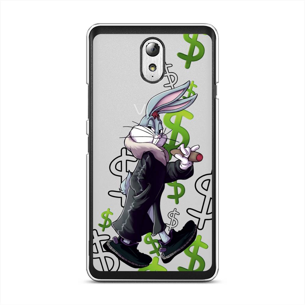 

Чехол на Lenovo Vibe P1m "Rich Bugs Bunny", Зеленый;черный;голубой, 111350-6