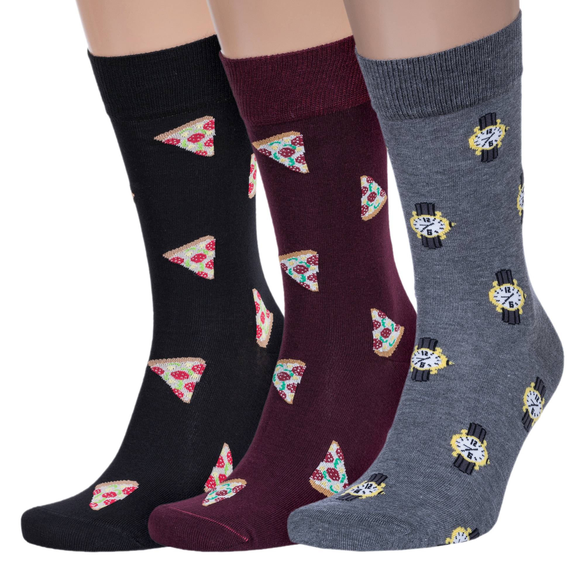 

Комплект носков мужских Rusocks 3-М3-1301М разноцветных 25-27, Черный;бордовый;серый, 3-М3-1301М