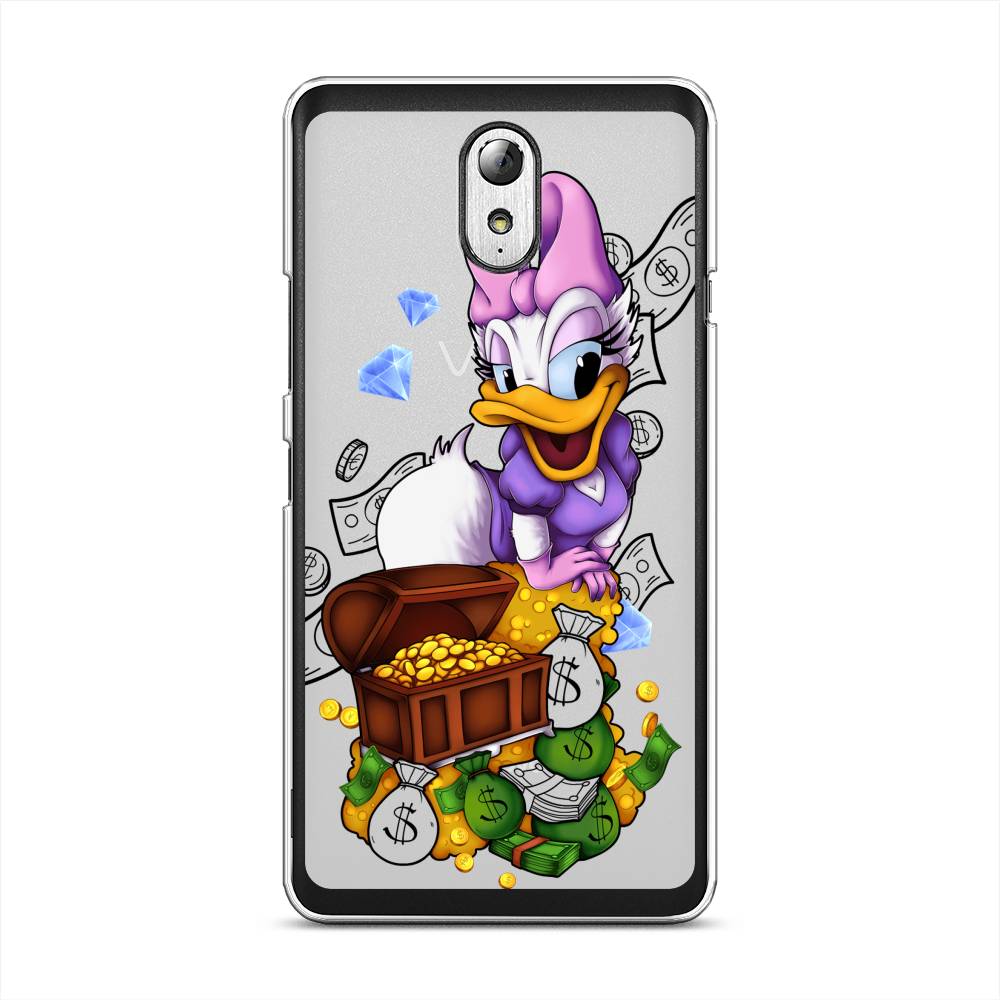 Чехол на Lenovo Vibe P1m Rich Daisy Duck