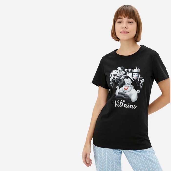 

Футболка "Villains" Злодейки, черный, Злодейки