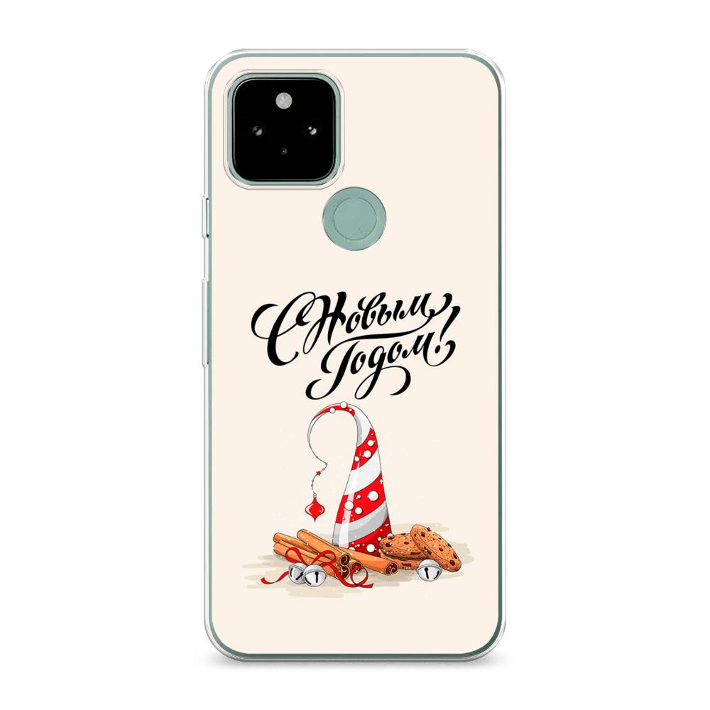 

Чехол для Google Pixel 5A "Подарки на Новый Год", Бежевый;красный;черный, 271050-5
