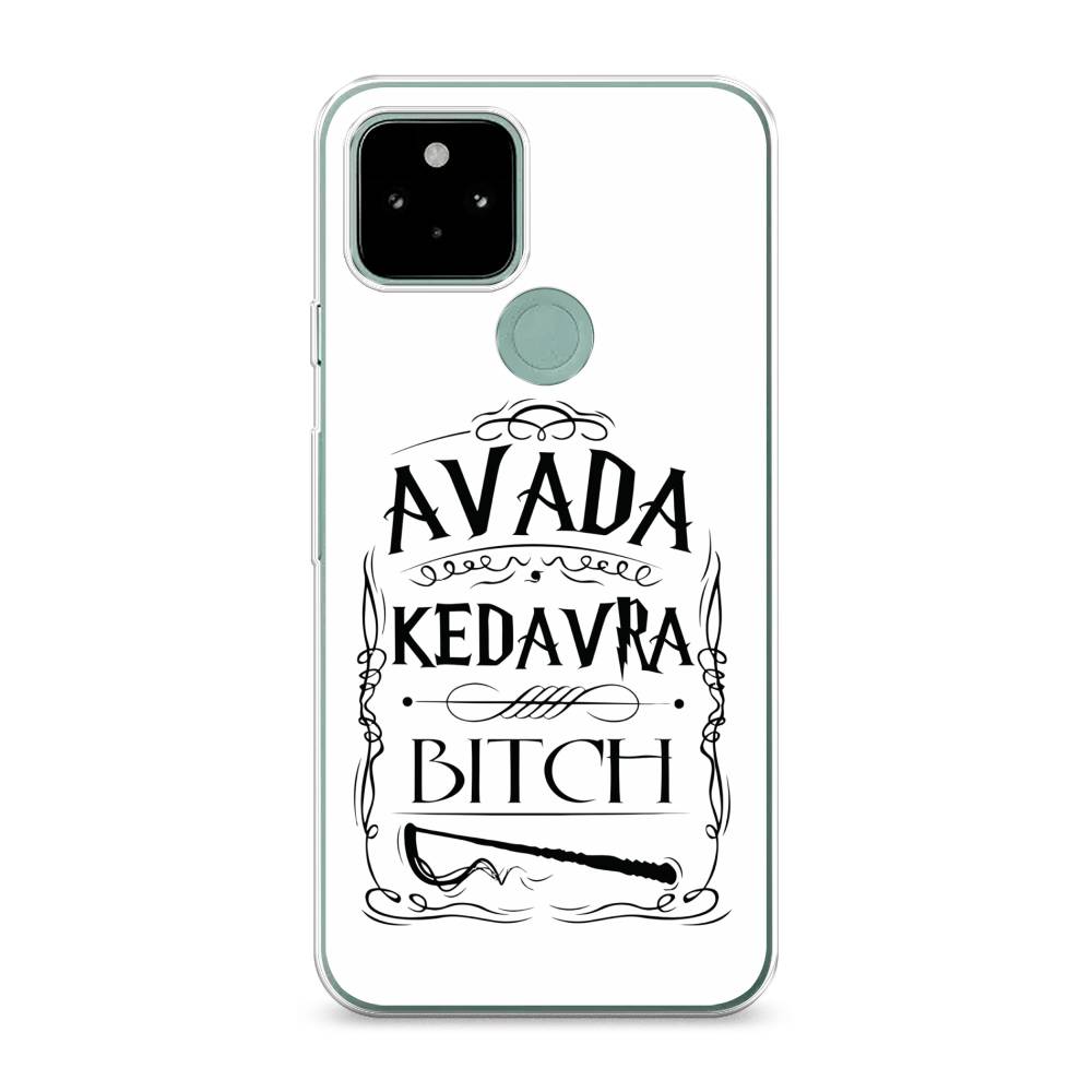 

Чехол для Google Pixel 5A "Avada kedavra bitch", Белый;серый;черный, 271050-6