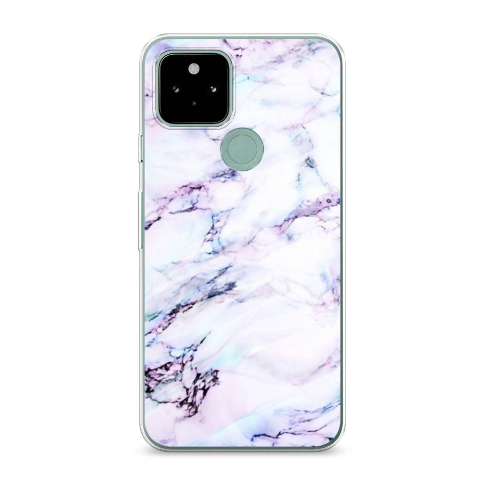

Чехол для Google Pixel 5A "Радужный мрамор", Серый;фиолетовый, 271050-3