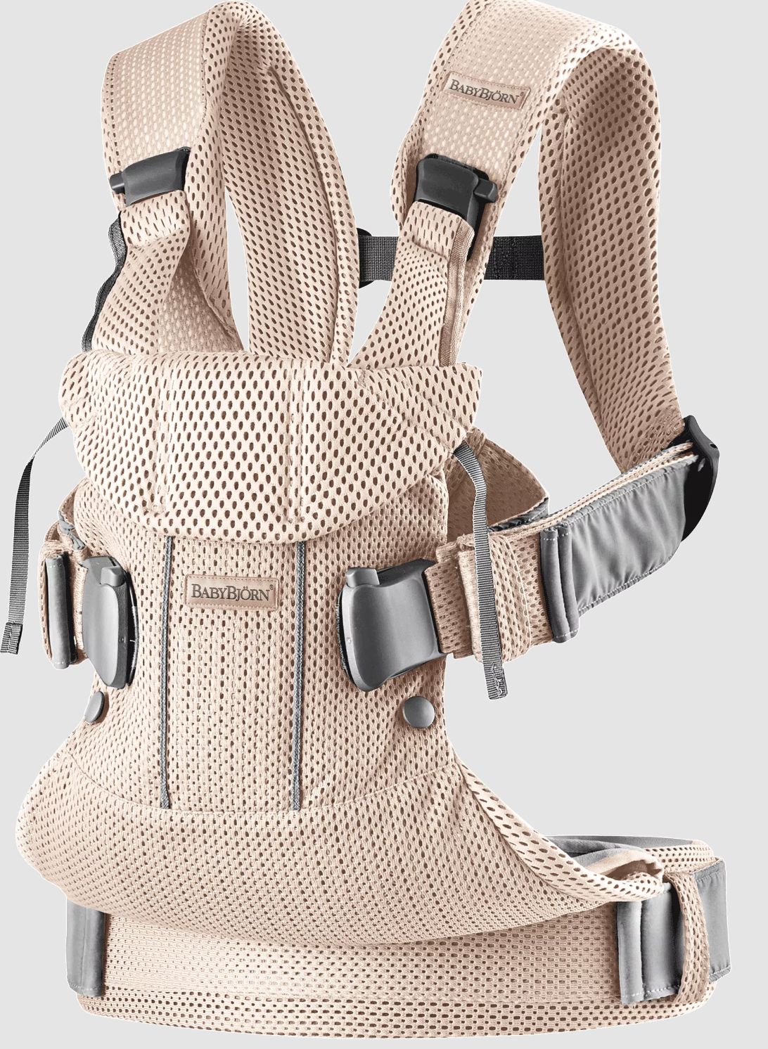 Рюкзак-кенгуру BabyBjorn ONE Air 3D Mesh, светло-розовый