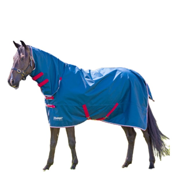 

Попона прогулочная для лошади с капором SHIRES Original Lite, 135, Голубой