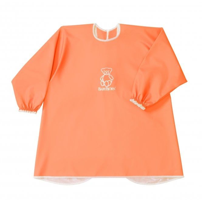 Фартук BabyBjorn Longsleeve Bib Orange для рисования и кормления 2790₽