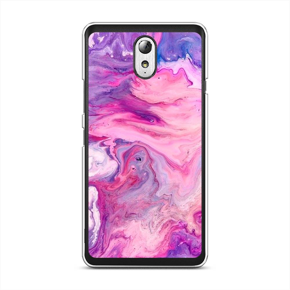 

Чехол на Lenovo Vibe P1m "Нежно-розовая абстракция", Розовый, 111350-3