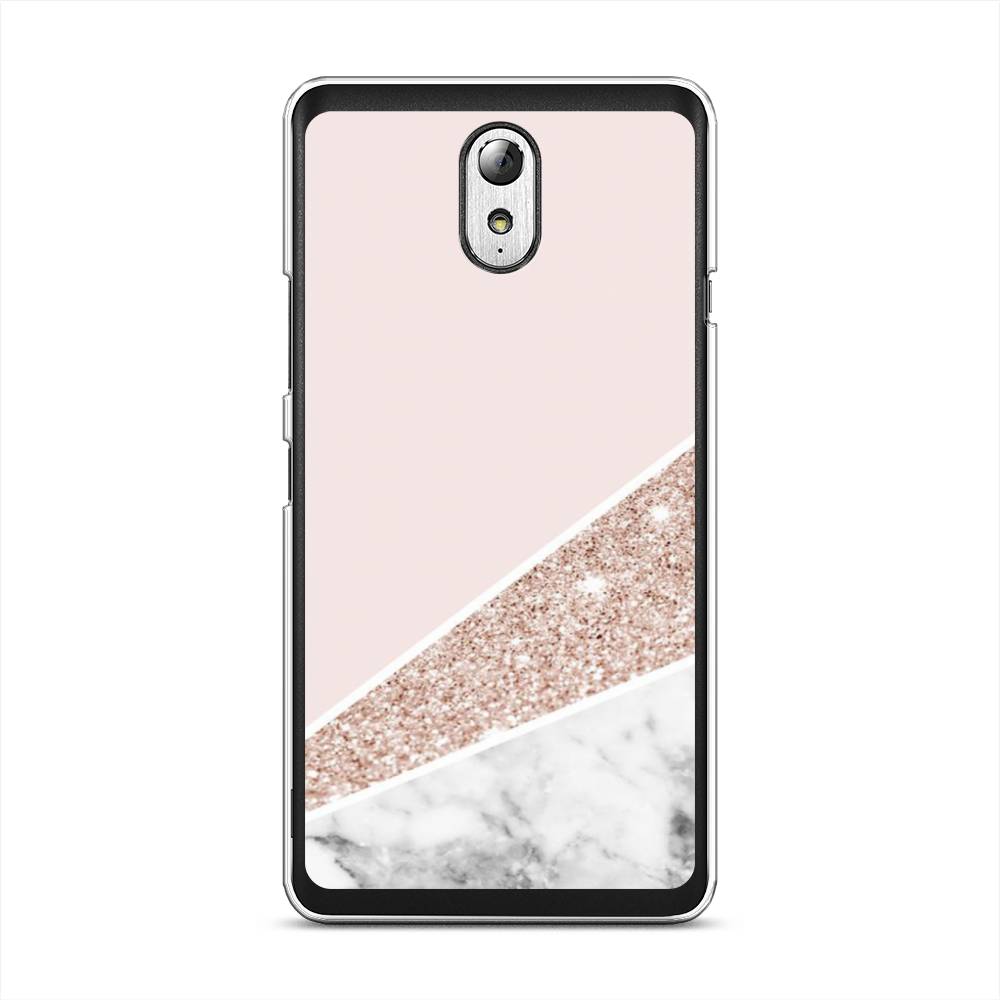 

Чехол на Lenovo Vibe P1m "Блестящий розовый мрамор", 111350-3