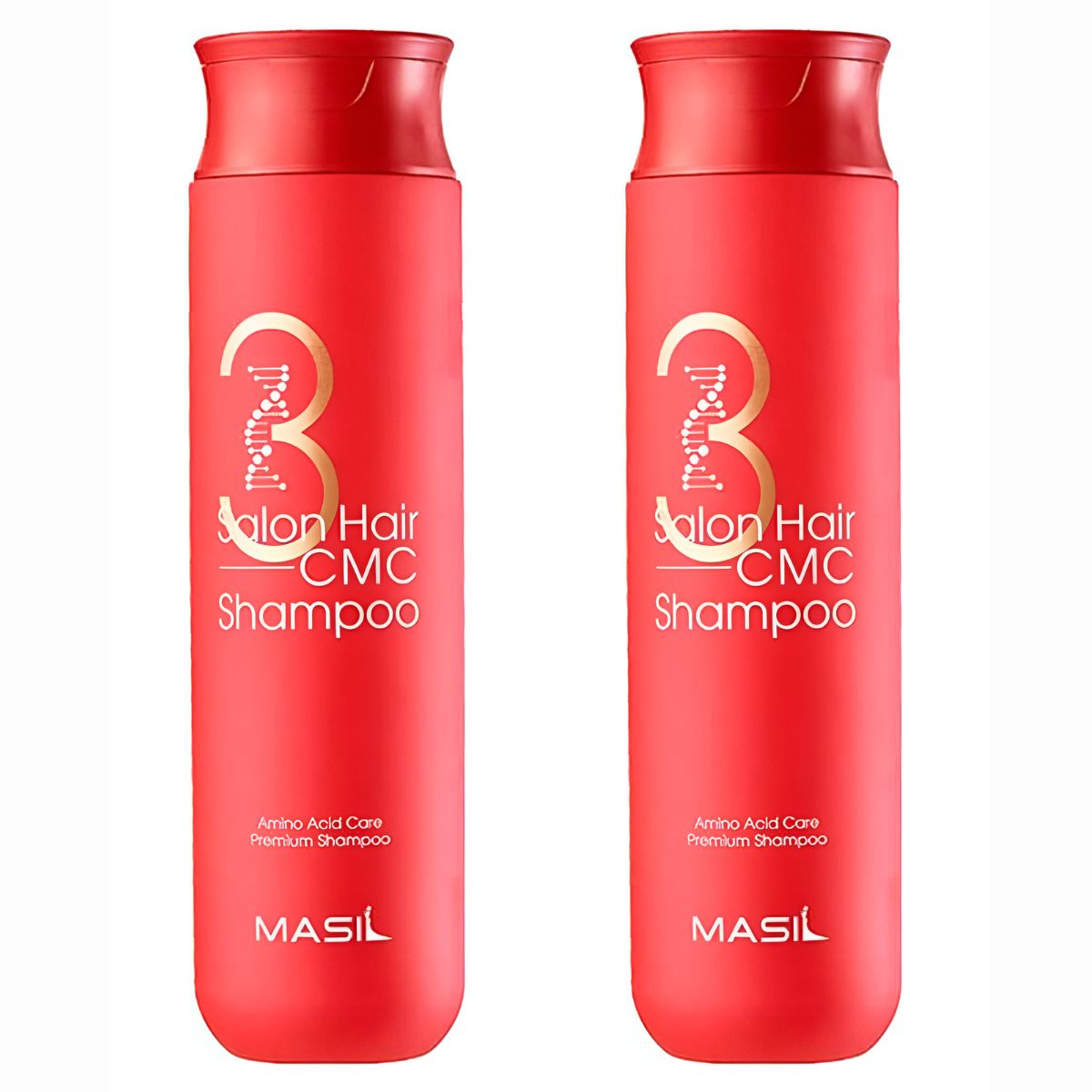 Набор шампуней с аминокислотами Masil 3 Salon Hair CMC Shampoo 300 мл х 2 шт