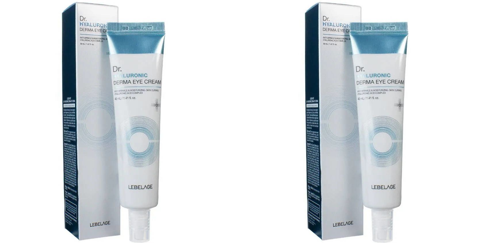 Крем для кожи вокруг глаз Lebelage Dr Hyaluronic Derma 40 мл 2 шт 974₽