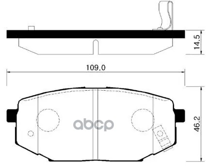

Колодки Тормозные Hyundai Centennial (99-09) Задние (4Шт.) Hsb HSB HP0013