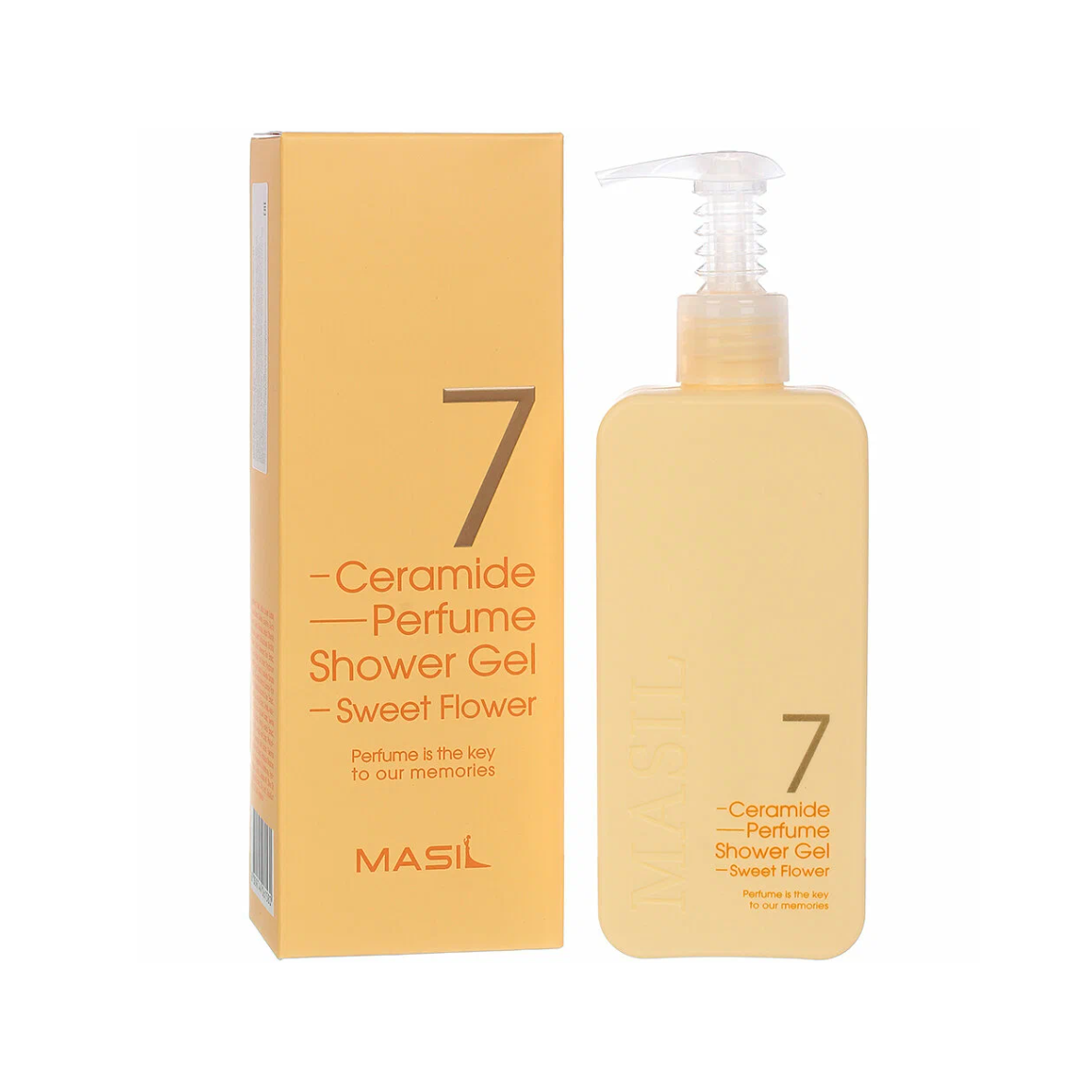 Гель для душа с ароматом цветов Masil 7 Ceramide Perfume Shower Gel Sweet Flower