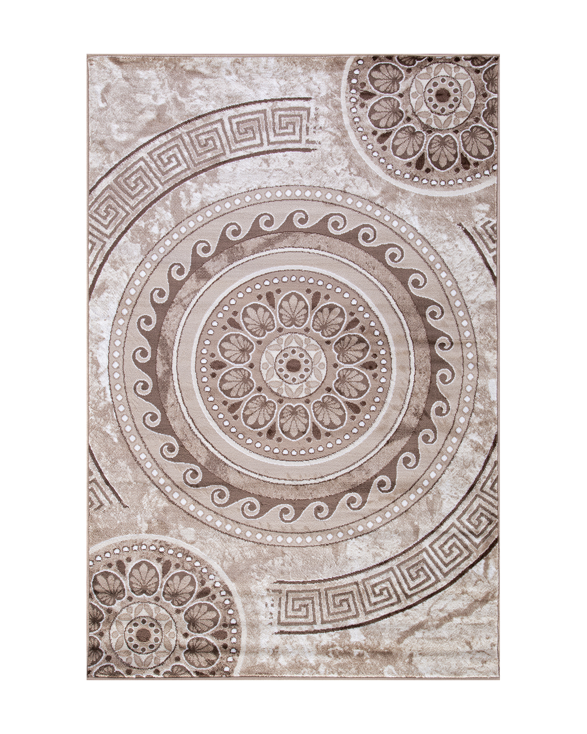 

Ковёр Merinos Valencia Deluxe 200x400 прямоугольный бежевый/коричневый d300