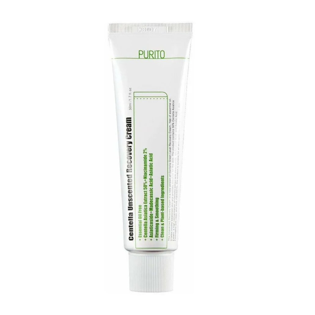 Восстанавливающий крем с центеллой Purito Centella Unscented Recovery Cream