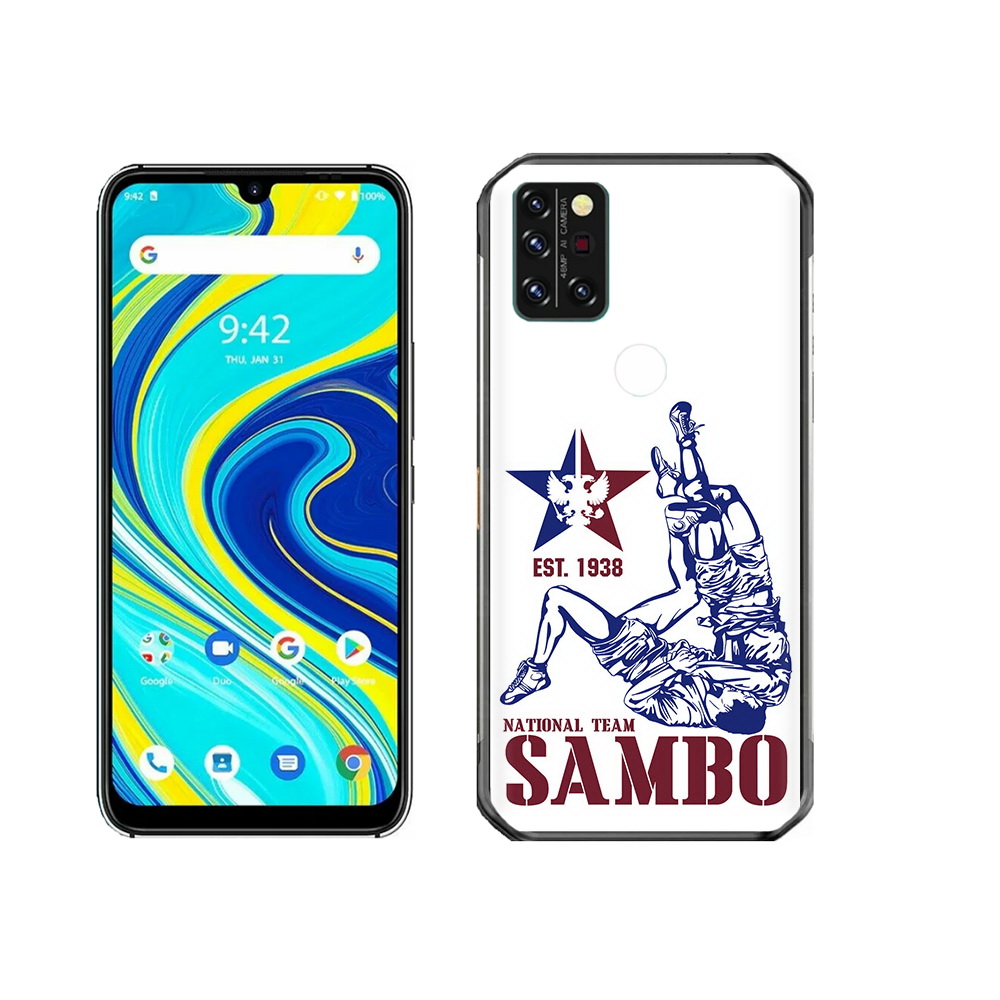 

Чехол MyPads Tocco для Umidigi A7 Pro единоборства самбо, Прозрачный, Tocco