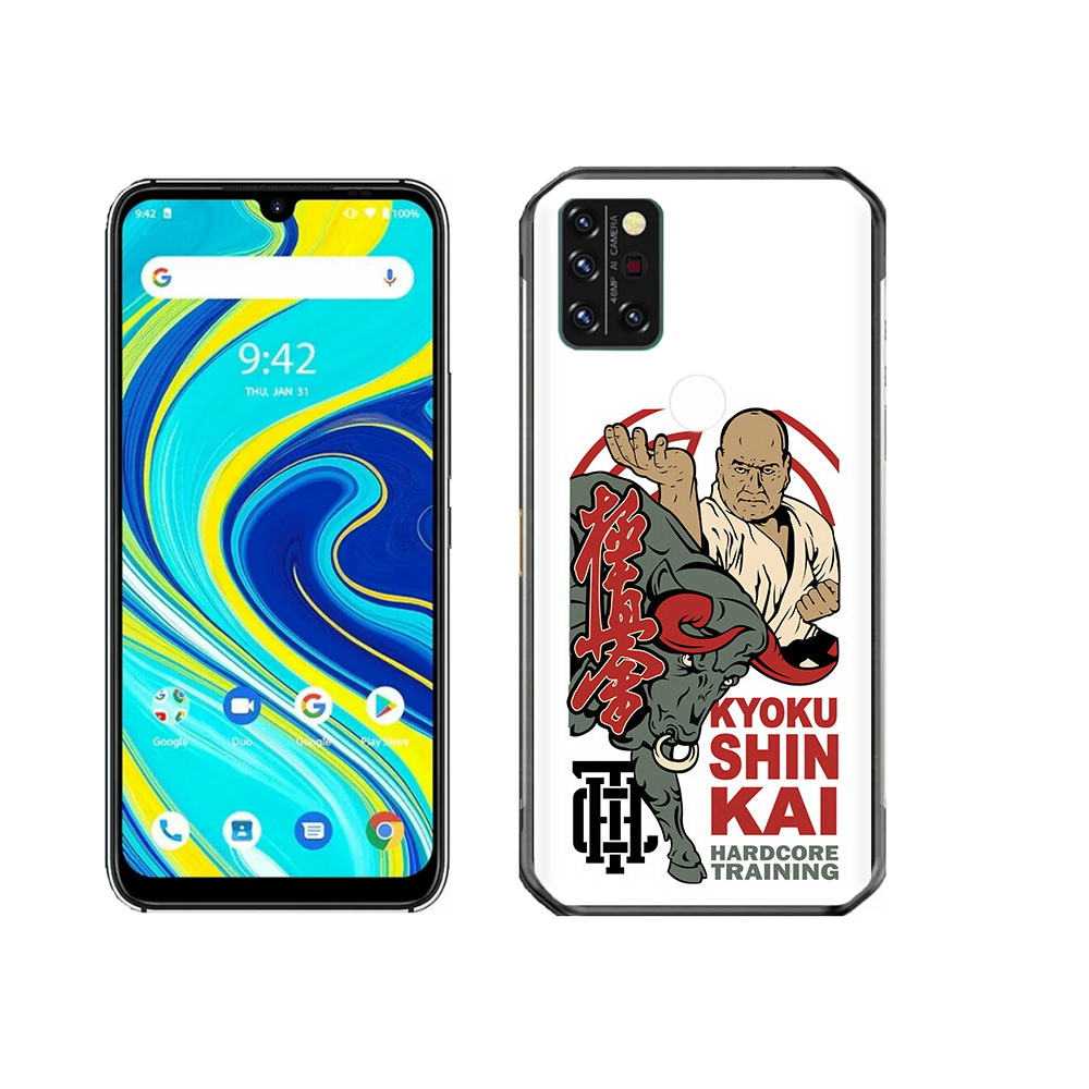 

Чехол MyPads Tocco для Umidigi A7 Pro единоборства рисунок, Прозрачный, Tocco