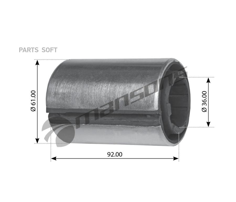 

Передней Рессоры D62.5Mm D20.3Mm H9 1Шт Mansons 790197
