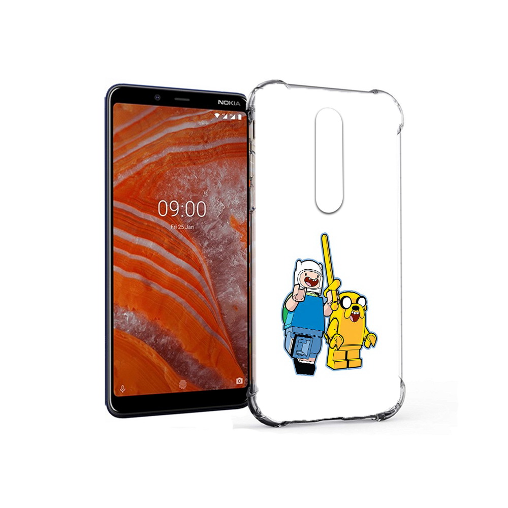

Чехол MyPads Tocco для Nokia 3.1 Plus время приключений лего (PT121397.96.274), Прозрачный, Tocco