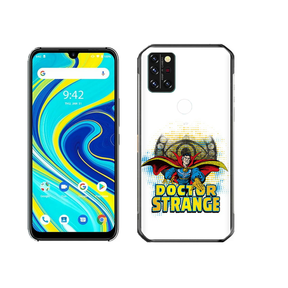 

Чехол MyPads Tocco для Umidigi A7 Pro доктор стренж рисунок, Прозрачный, Tocco