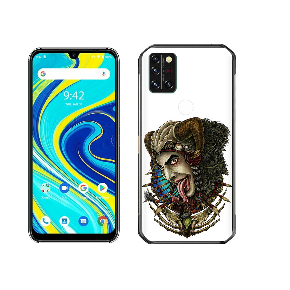 

Чехол MyPads Tocco для Umidigi A7 Pro длинный язык, Прозрачный, Tocco