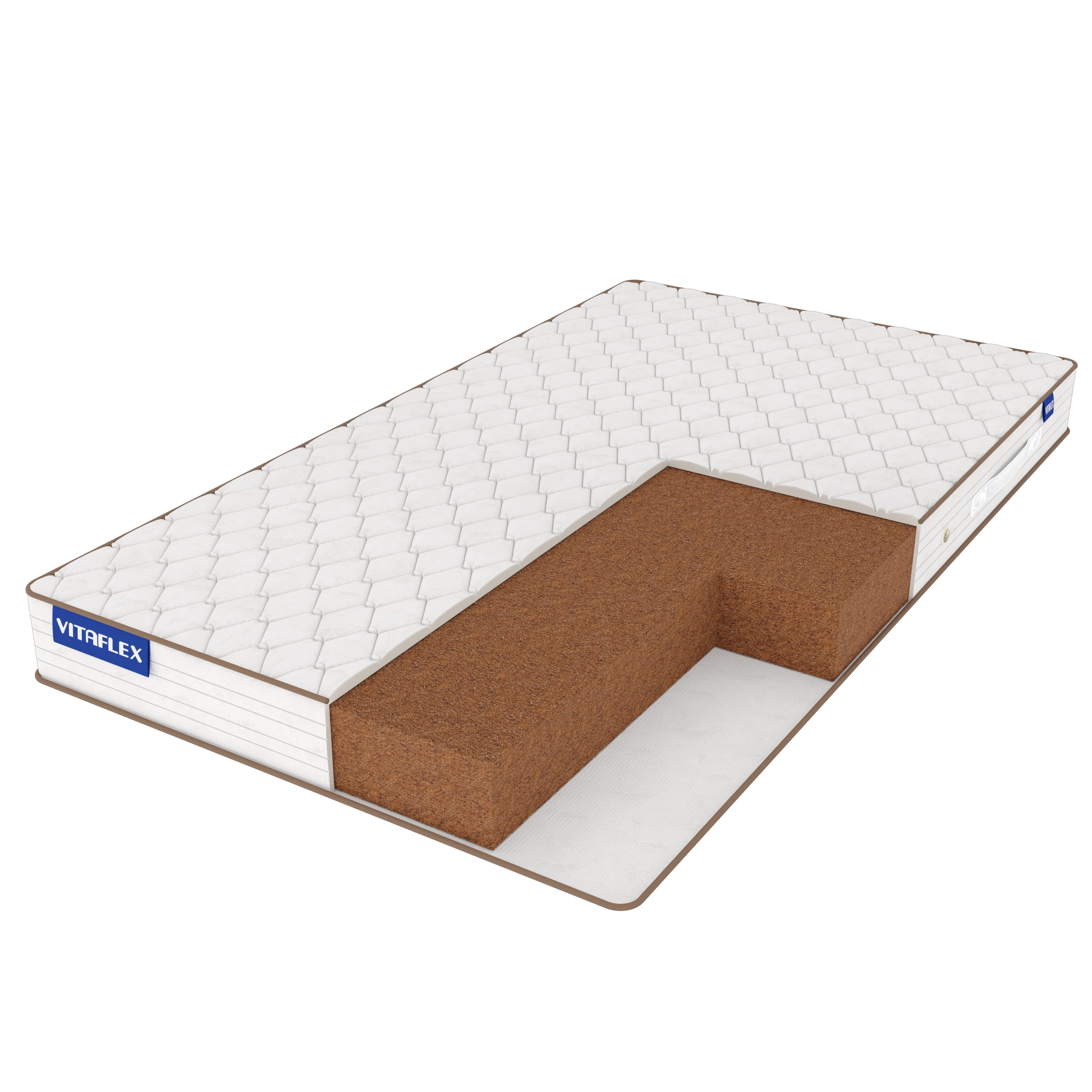 

Матрас Vitaflex Hard 15 75х180 серии Mix, Белый, Hard 15