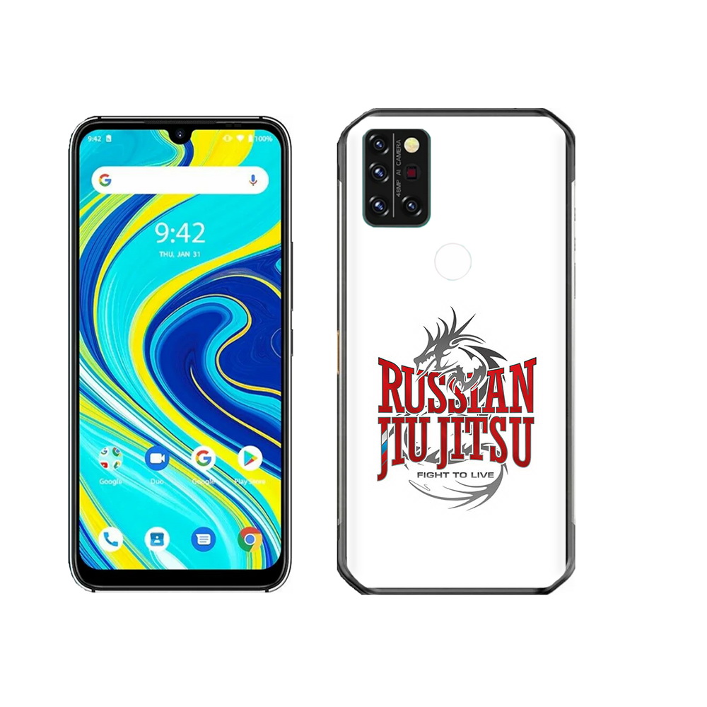 

Чехол MyPads Tocco для Umidigi A7 Pro джиу джитсу, Прозрачный, Tocco