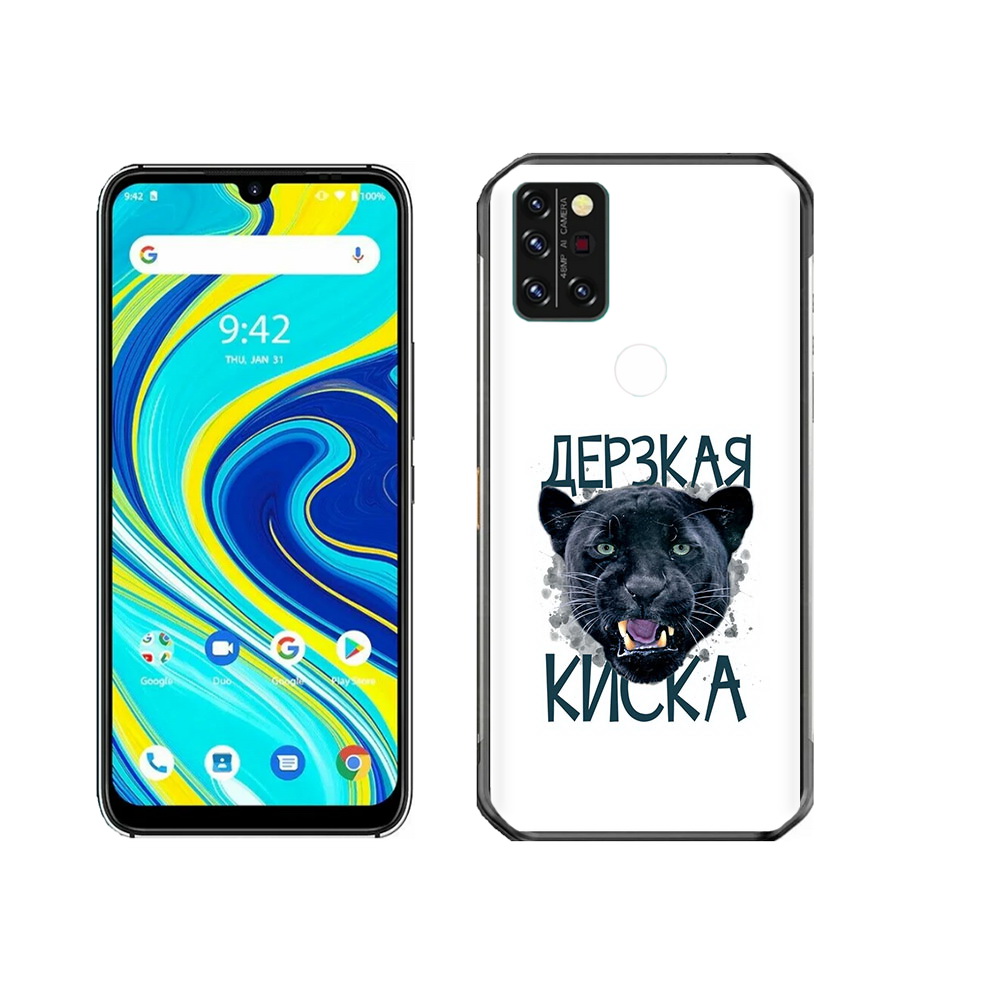 

Чехол MyPads Tocco для Umidigi A7 Pro дерзкая киска, Прозрачный, Tocco