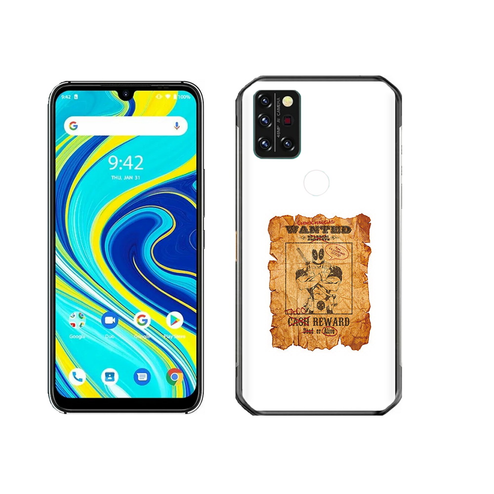 Чехол MyPads Tocco для Umidigi A7 Pro дедпул