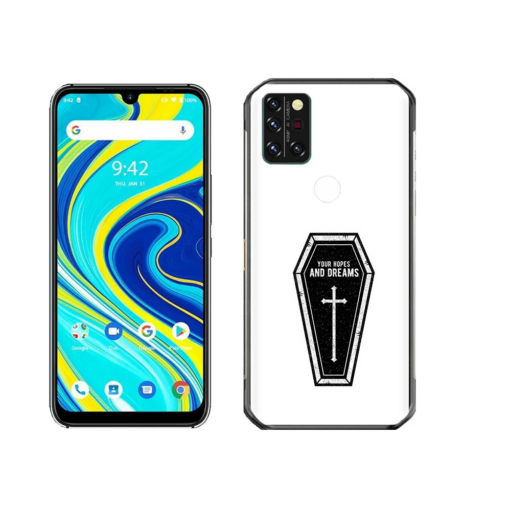 

Чехол MyPads Tocco для Umidigi A7 Pro гроб с мечтами, Прозрачный, Tocco