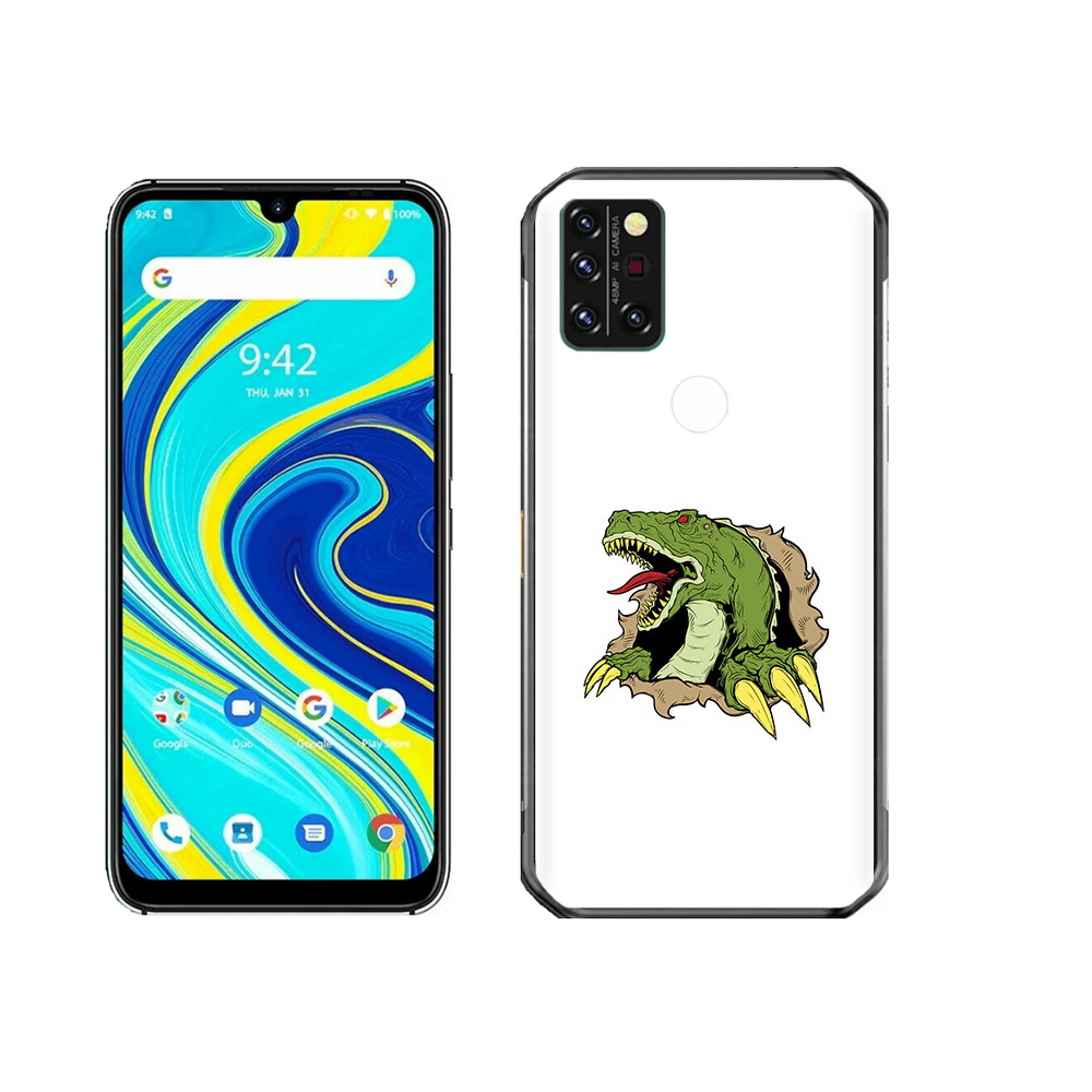 

Чехол MyPads Tocco для Umidigi A7 Pro годзила, Прозрачный, Tocco