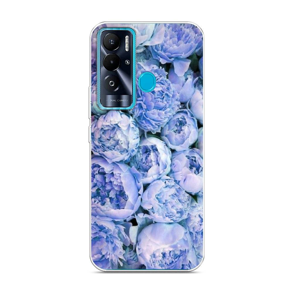 

Чехол Awog на Tecno Pova Neo "Пионы голубые", 302150-8