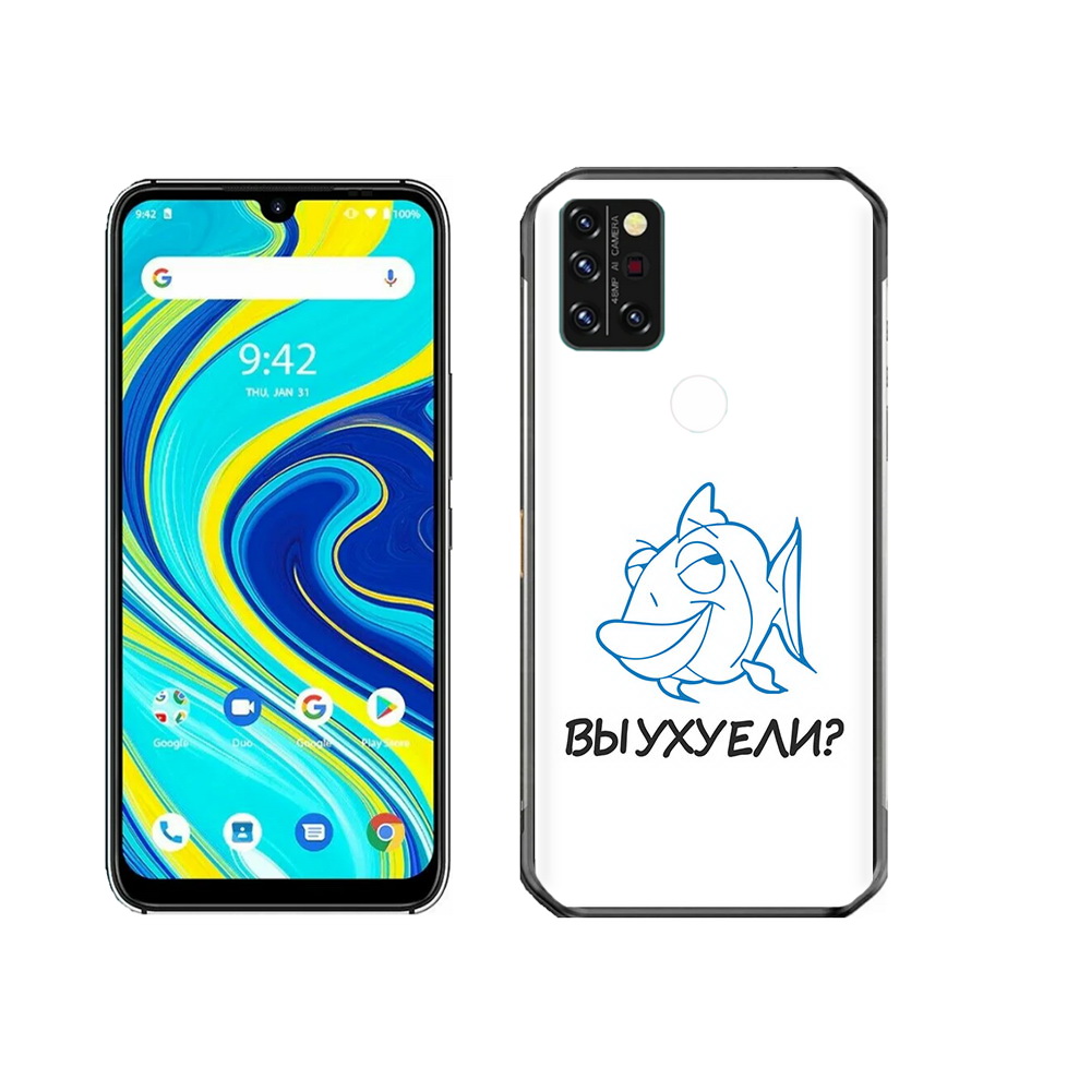 

Чехол MyPads Tocco для Umidigi A7 Pro вы ухуели, Прозрачный, Tocco