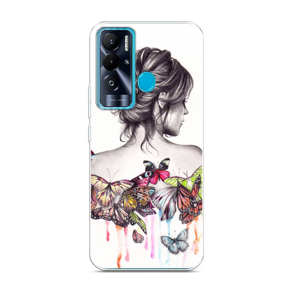 

Чехол Awog на Tecno Pova Neo "Девушка с бабочками", 302150-10