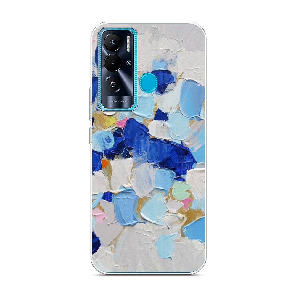 

Чехол Awog на Tecno Pova Neo "Холст сине-белый", 302150-10