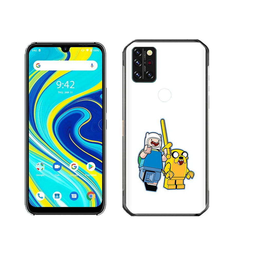 

Чехол MyPads Tocco для Umidigi A7 Pro время приключений лего, Прозрачный, Tocco